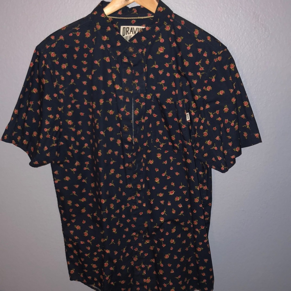 Floral button up